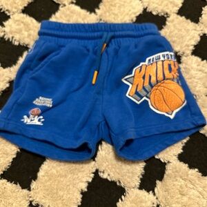 Cotton On Kids Blue Knicks Basketball Shorts